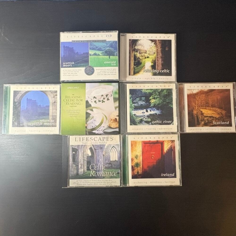 Lot of 8 Lifescapes CDs - Celtic Series 10 discs in all